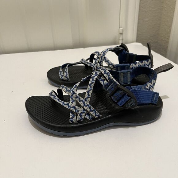 Chaco ZX/1 EcoTread Outdoor Strappy Sandals Blue J180071 Youth Size 2 - Picture 7 of 10